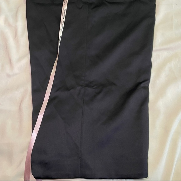 NEW! House of CB- Flora Black Satin Pleated Corset Midi Dress Size Large PLUSCUP - Picture 9 of 11